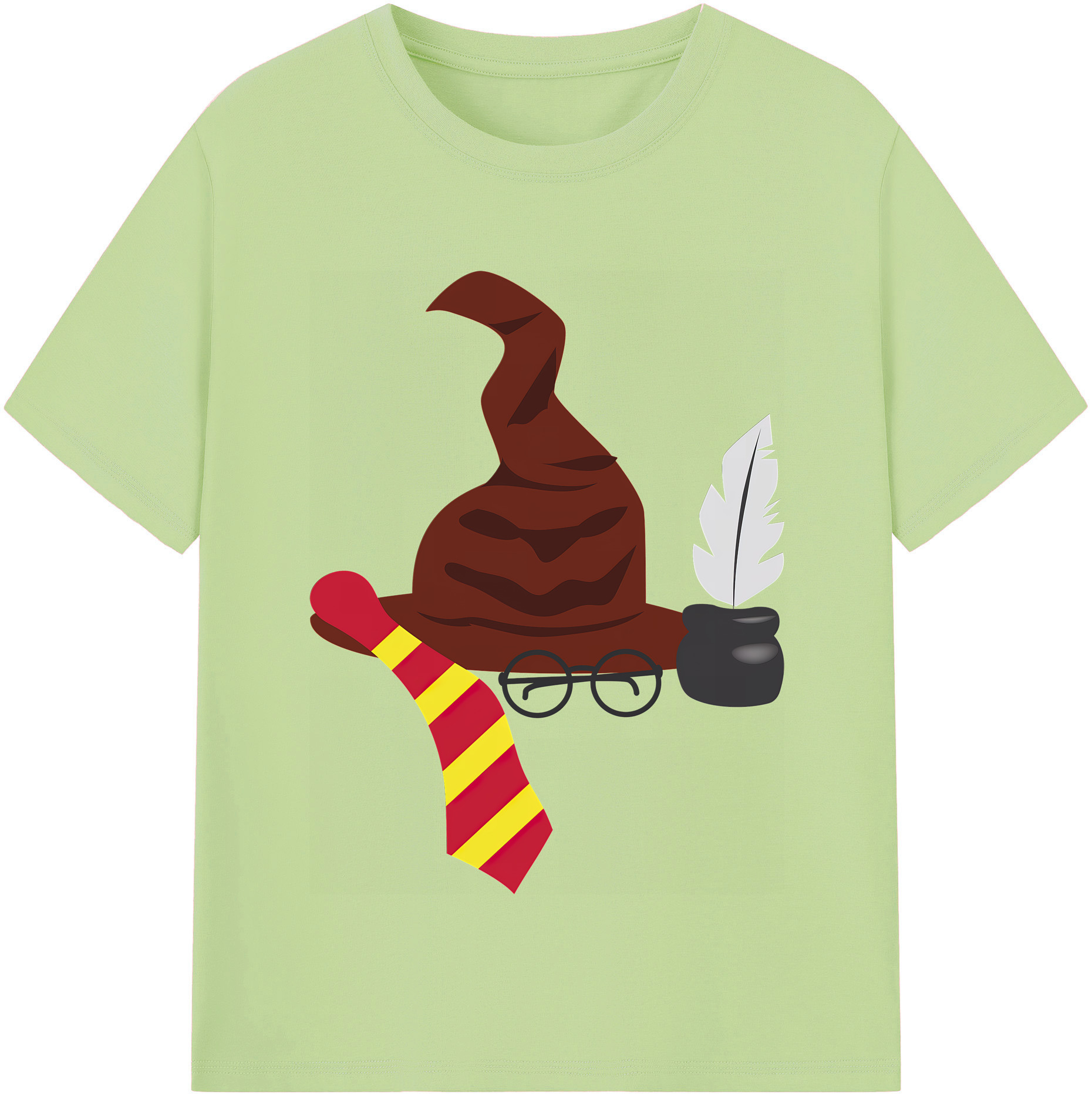 （画像用） Harry Potter ハリー・ポッターシリーズ 綿100％半袖Tシャツ（フロントプリント）